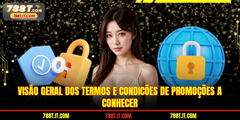 Visão geral dos Termos e Condições de promoções a conhecer